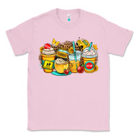 Bubblegum Pink school bus coffee cups Classic Tee - OliviaCreatesArt