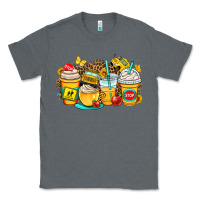 Charcoal Heather school bus coffee cups Classic Tee - OliviaCreatesArt