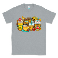 Heather Grey school bus coffee cups Classic Tee - OliviaCreatesArt