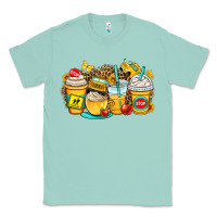 Seafoam school bus coffee cups Classic Tee - OliviaCreatesArt