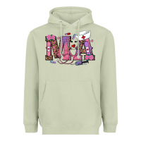 Matcha valentines day ma nurse Heavyweight Hoodie - RanaPortraitStore