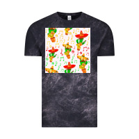 Cloud Black mexico seamless pattern Vintage Tee - FaDigitalArtStudio