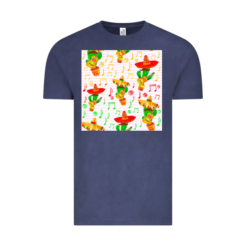 Mexico Seamless Pattern Vintage Tee by FaDigitalArtStudio | Teevron