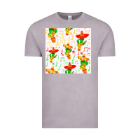 Vintage Zinc mexico seamless pattern Vintage Tee - FaDigitalArtStudio
