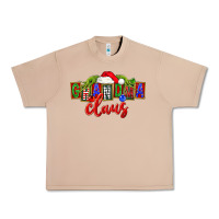 Burro Christmas Grandma Claus Urban Heavy Tee - FaDigitalArtStudio