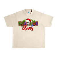 Sandshell Christmas Grandma Claus Urban Heavy Tee - FaDigitalArtStudio