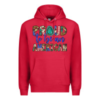 Cardinal proud to be an american Premium Hoodie - Artiststas