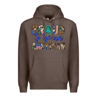Coffee proud to be an american Premium Hoodie - Artiststas
