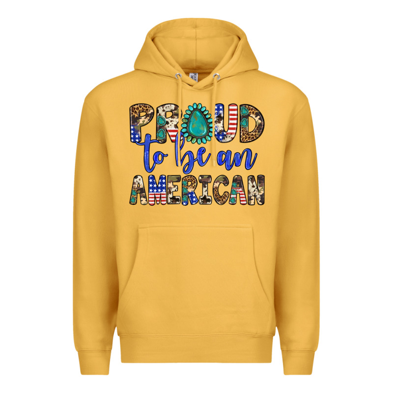 Proud To Be An American Premium Hoodie by Artiststas | Teevron