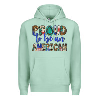 Seafoam proud to be an american Premium Hoodie - Artiststas