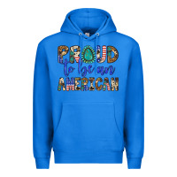 True Royal proud to be an american Premium Hoodie - Artiststas