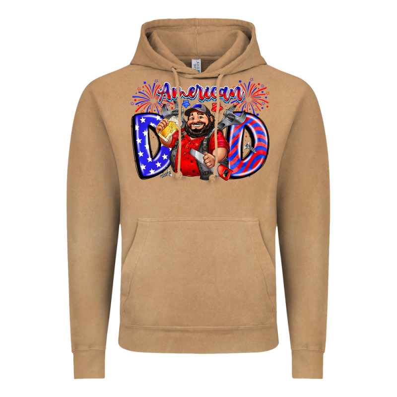 American Dod Vintage Hoodie by CowhideDigitalArt | Teevron