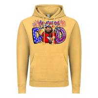 Vintage Mustard american dod Vintage Hoodie - CowhideDigitalArt