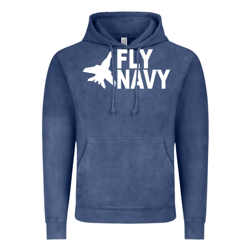 Fly Navy Vintage Hoodie by DesigneFamous | Teevron