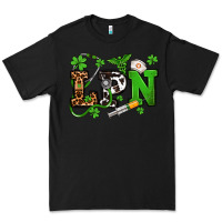 Black St. Patrick's Day LPN Premium Tee - OliviaCreatesArt