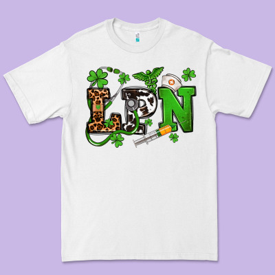 St. Patrick's Day Lpn Premium Tee Designed By Oliviacreatesart