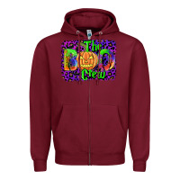 Burgundy the boo crew Zipper Hoodie - JahusDesignShop