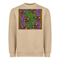 Mardi Gras King Cake Leopard Heavyweight Sweatshirt | Teevron