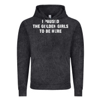 I Paused The Golden Girls To Be Here Vintage Hoodie | Teevron