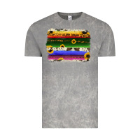 Cloud Rock serape sunflowers leopard cowhide background Vintage Tee - RanaPortraitStore