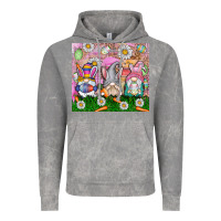 Cloud Rock easter gnome Vintage Hoodie - CowhideDigitalArt