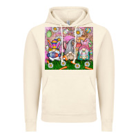 Vintage Artic easter gnome Vintage Hoodie - CowhideDigitalArt
