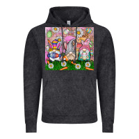 Vintage Black easter gnome Vintage Hoodie - CowhideDigitalArt