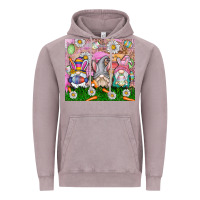 Vintage Zinc easter gnome Vintage Hoodie - CowhideDigitalArt