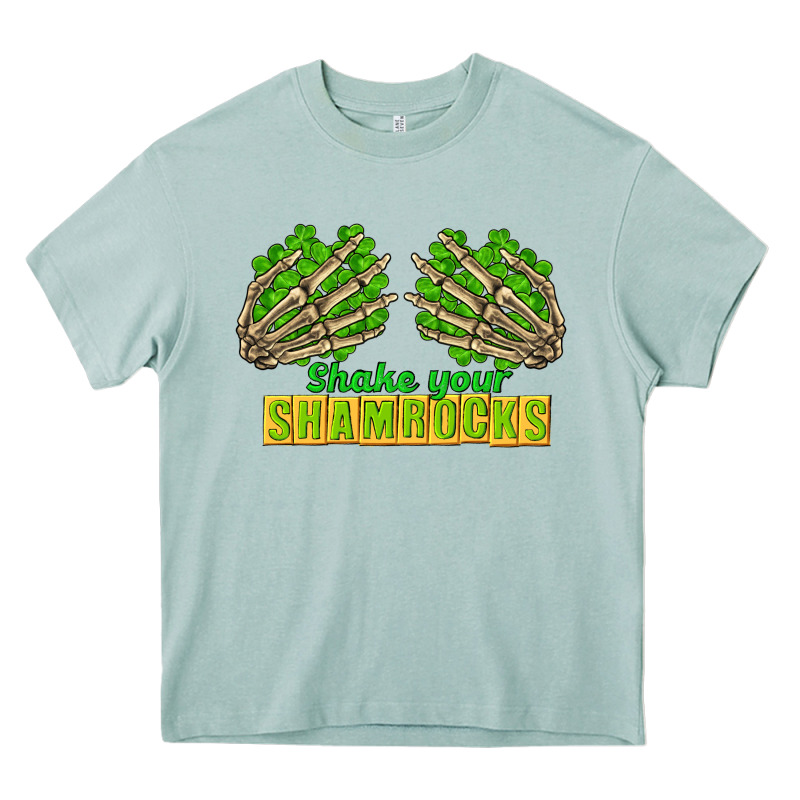 Shake Your Shamrocks St. Patrick's Day Heavy Core Tee by CowGirlArtShop | Teevron