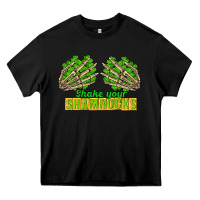 Black Shake Your Shamrocks St. Patrick's Day Heavy Core Tee - CowGirlArtShop