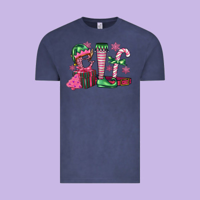 Elf Vintage Tee Designed By Fadigitalartstudio