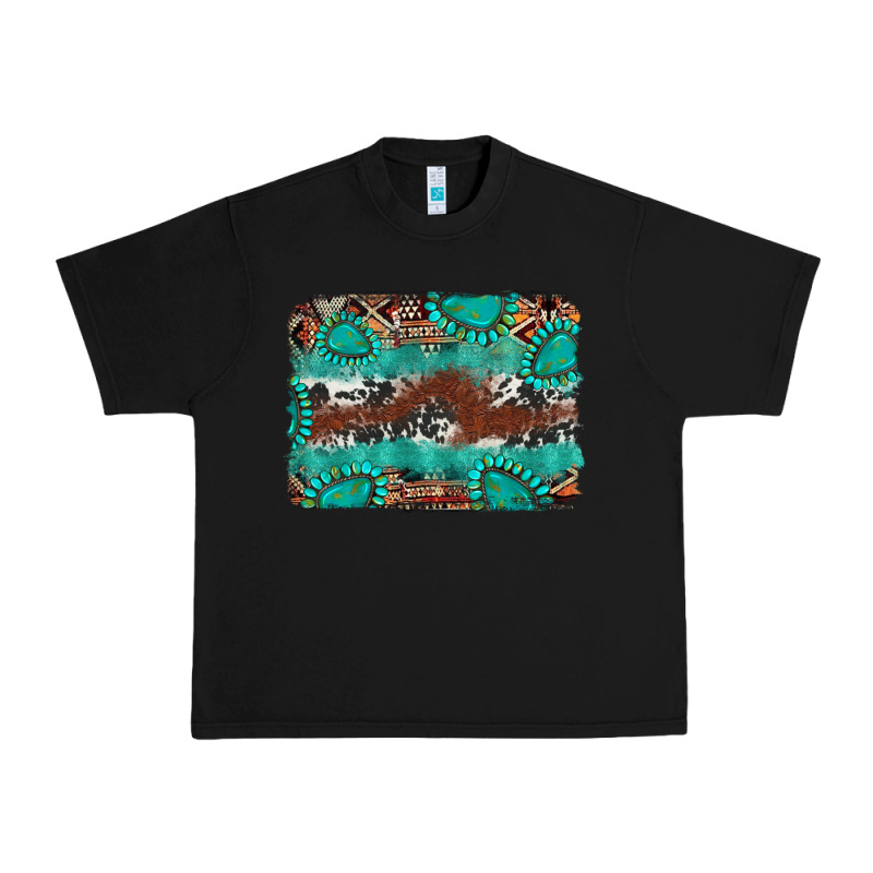 Cowhide Gemstone Leather Background Urban Heavy Tee by FaDigitalArtStudio | Teevron