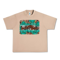 Burro cowhide gemstone leather background Urban Heavy Tee - FaDigitalArtStudio