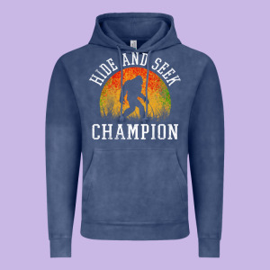 Hide And Seek Champion Vintage Hoodie Designed By Designefamous