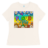 Bone LGBTQ+ Proud Ally With Daisy Tumbler Ladies Tee - BundleAndBundleShop