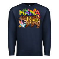 Navy mama bear summer Premium Sweatshirt - RanaPortraitStore
