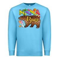 Ocean Blue mama bear summer Premium Sweatshirt - RanaPortraitStore