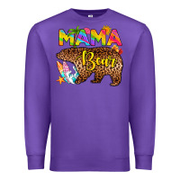 Purple mama bear summer Premium Sweatshirt - RanaPortraitStore
