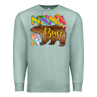 Seafoam mama bear summer Premium Sweatshirt - RanaPortraitStore