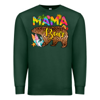 Sports Green mama bear summer Premium Sweatshirt - RanaPortraitStore
