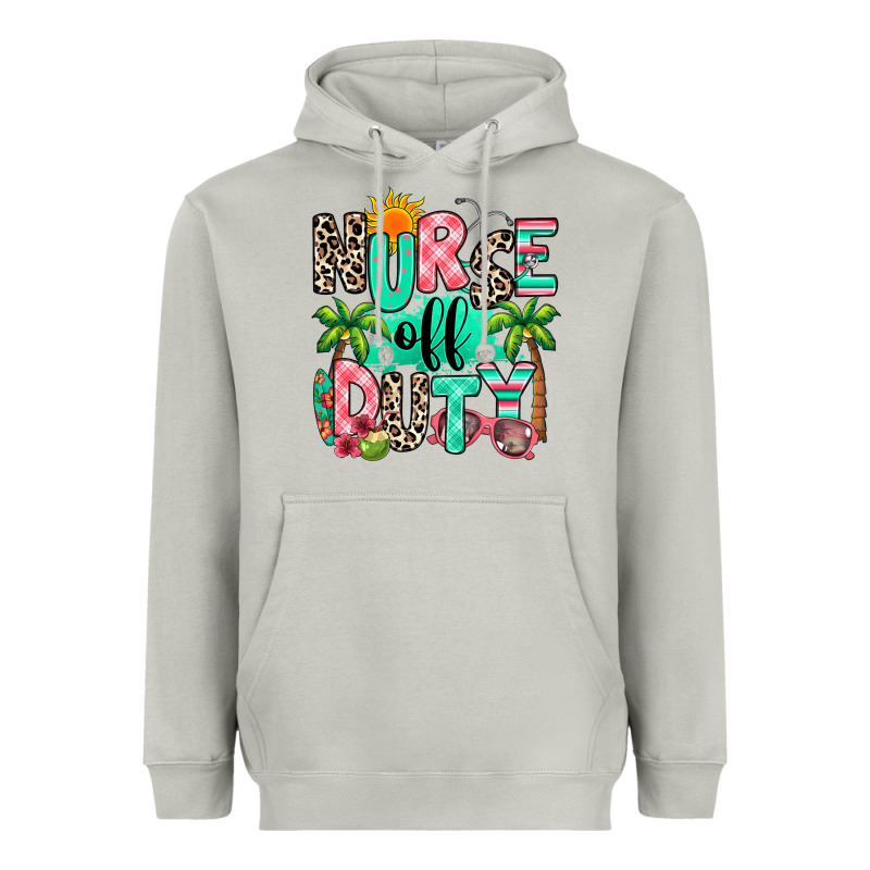 Nurse Off Duty Summer Break Heavyweight Hoodie by RanaPortraitStore | Teevron