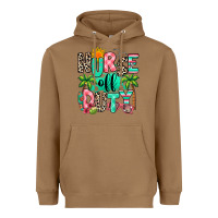 Toasted Coconut nurse off duty summer break Heavyweight Hoodie - RanaPortraitStore