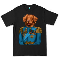 Black Golden Retriever Dog Portrait,Custom Pet Portraits,Renaissance Dog Premium Tee - RanaPortraitStore