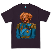 Plum Golden Retriever Dog Portrait,Custom Pet Portraits,Renaissance Dog Premium Tee - RanaPortraitStore