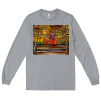 Heather Grey Farm Life Rooster Long Sleeve Tee - CowhideDigitalArt