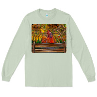 Matcha Farm Life Rooster Long Sleeve Tee - CowhideDigitalArt