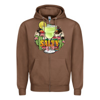 Chestnut salty Zipper Hoodie - JahusDesignShop