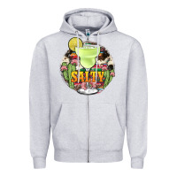 Heather Grey salty Zipper Hoodie - JahusDesignShop