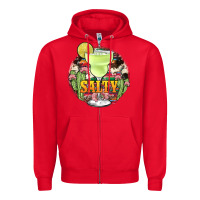 Red salty Zipper Hoodie - JahusDesignShop