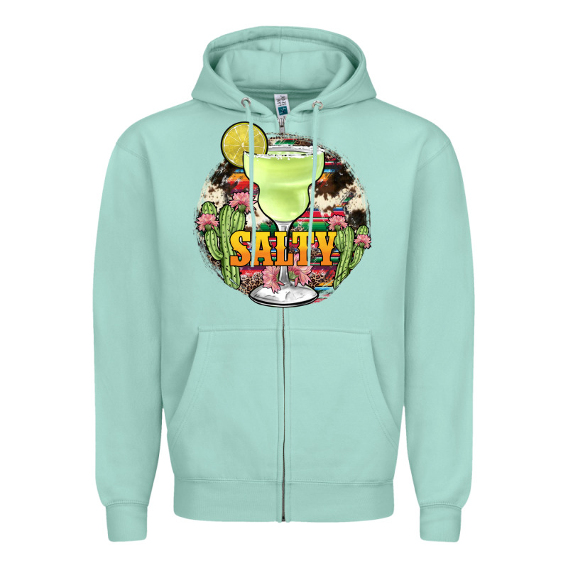 Salty Zipper Hoodie by JahusDesignShop | Teevron